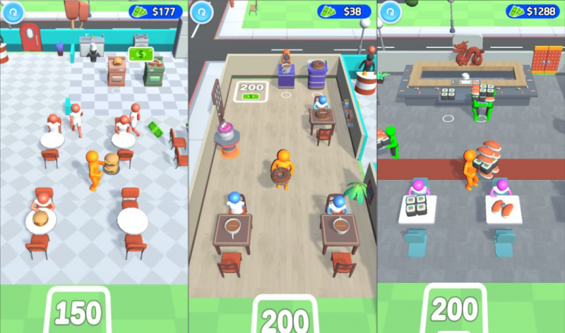 【超级汉堡店H5】三网H5模拟经营游戏3月最新整理Linux手工服务端+Win一键服务端+解压即玩+简易安卓客户端+详细搭建教程-源分享